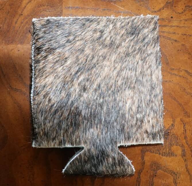 Natural Brazilian Cowhide Koozie - Image 4