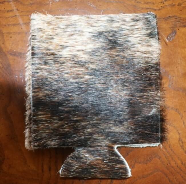 Natural Brazilian Cowhide Koozie - Image 6
