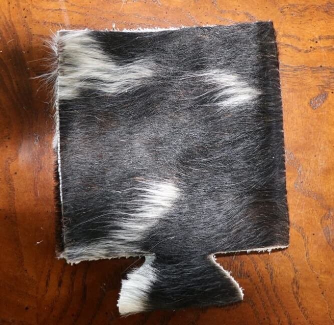 Natural Brazilian Cowhide Koozie - Image 2