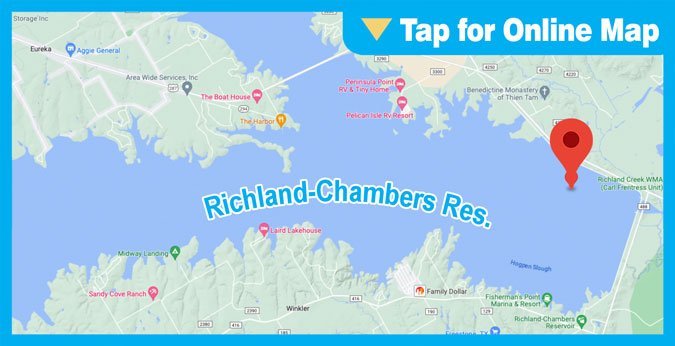 Richland Chambers Lake: 309 Flats