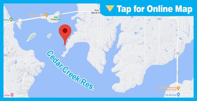 Cedar Creek Lake: Main Lake Docks